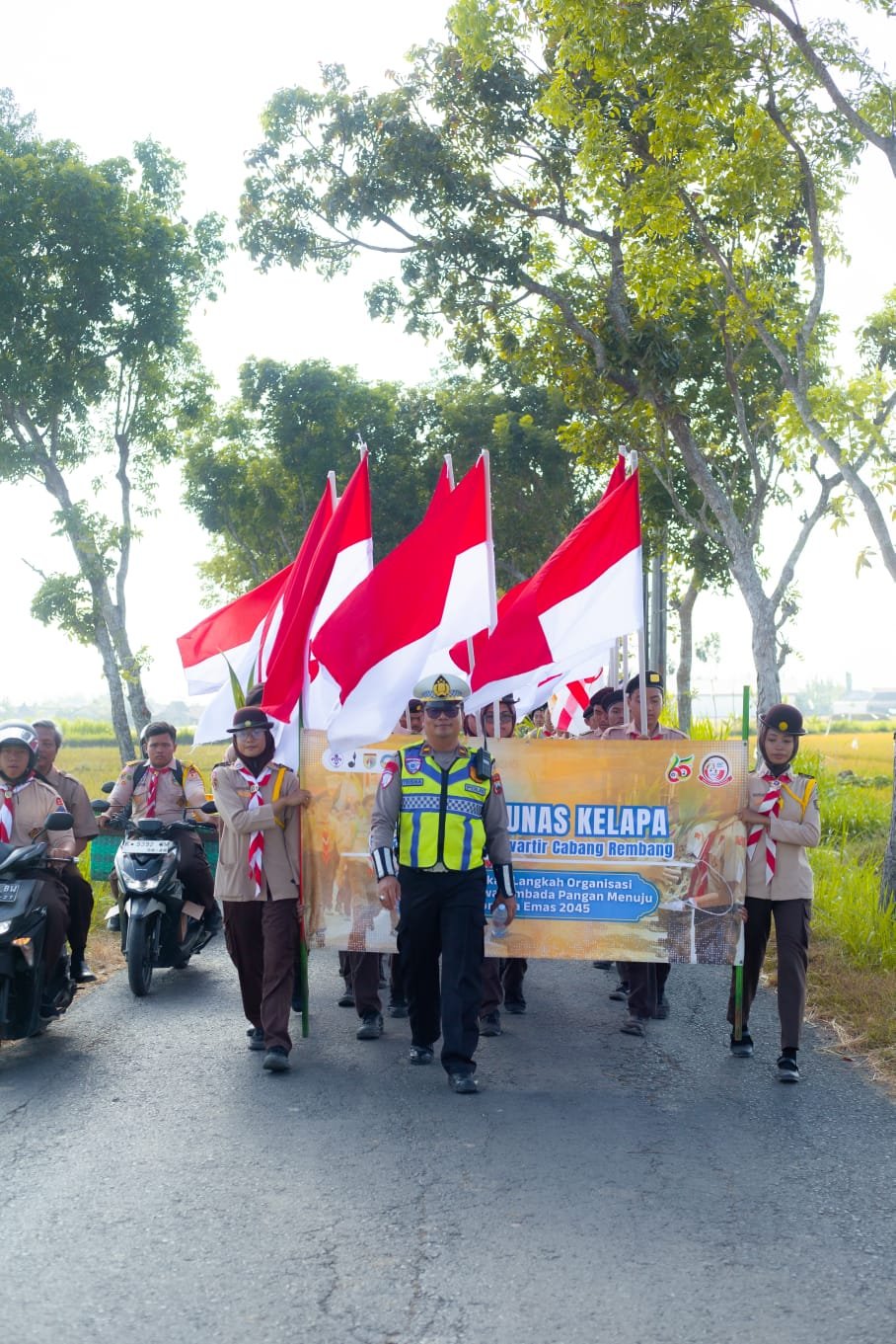Estafet Tunas Kelapa di Rembang Meriah